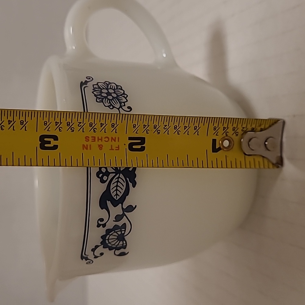Vintage Old Town Blue Onion Pyrex Creamer - Picture 14 of 14
